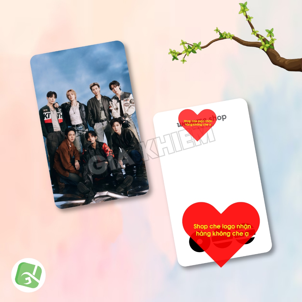 Photocard BTS ARIRANG Weverse Shop (P2) Bangtan Sonyeondan - ขนาด 5.5x9ซม.