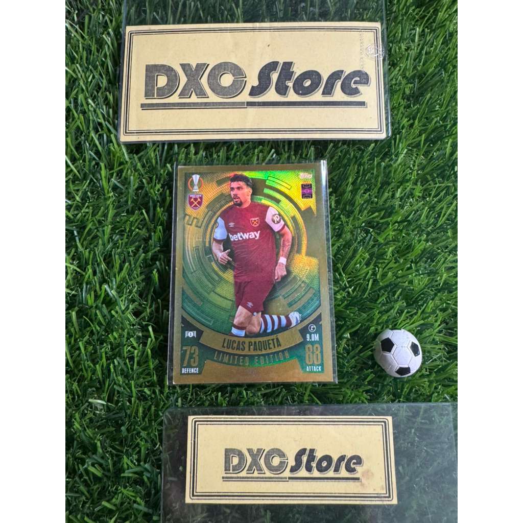 [ ของแท้ ] - LIMITED EDITION - TOPPS MATCH ATTAX 2023 - LUCAS PAQUETA (WEST HAM)