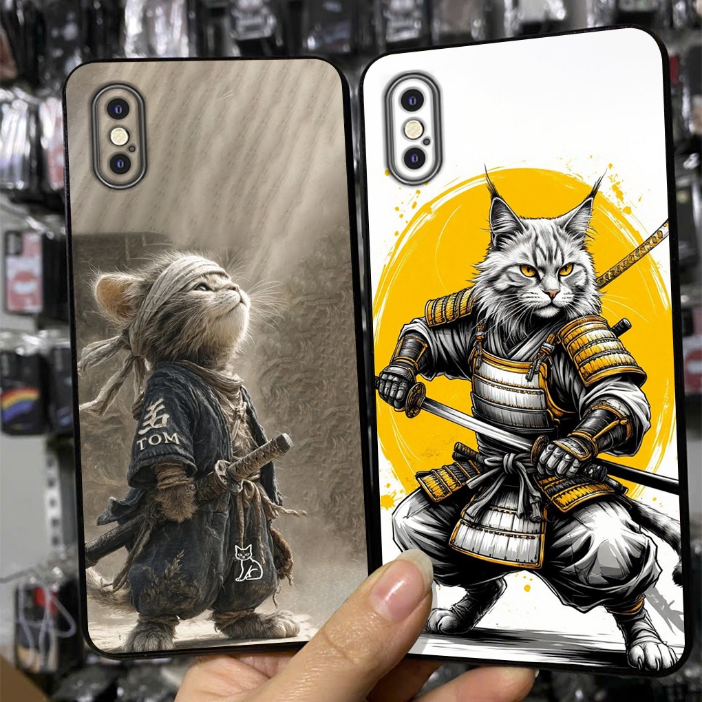 เคสสําหรับ Iphone X / ip Xs / ip Xs max พิมพ์ลายแมวสุดเท่