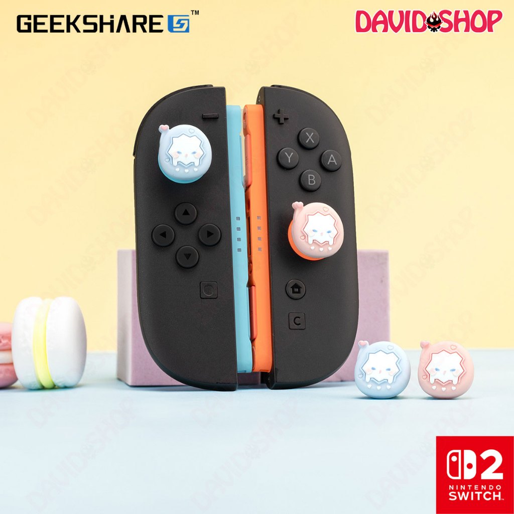 ปุ่มอะนาล็อก GeekShare Tamagotchi ของแท้สําหรับ Joy-Con, Pro Controller 2 - Nintendo Switch 2