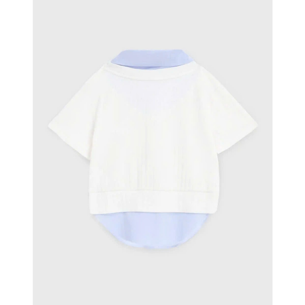 PAMKIDS K295 เสื้อเชิ้ตเด็กผู้หญิงสุดน่ารักพร้อมปกเชิ้ต