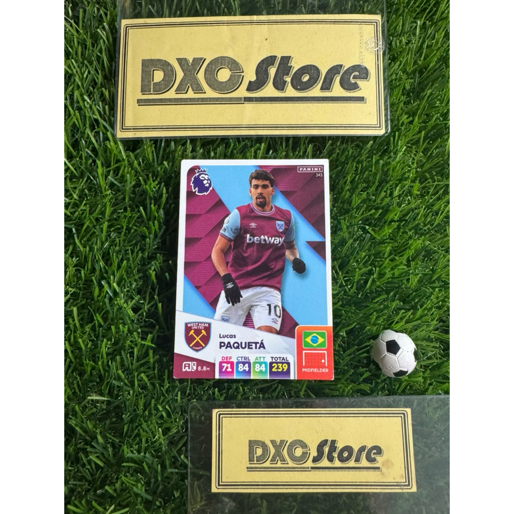 [ ของแท้ ] - PANINI ADRENALYN XL PREMIER LEAGUE 2025 - LUCAS PAQUETA (WEST HAM)