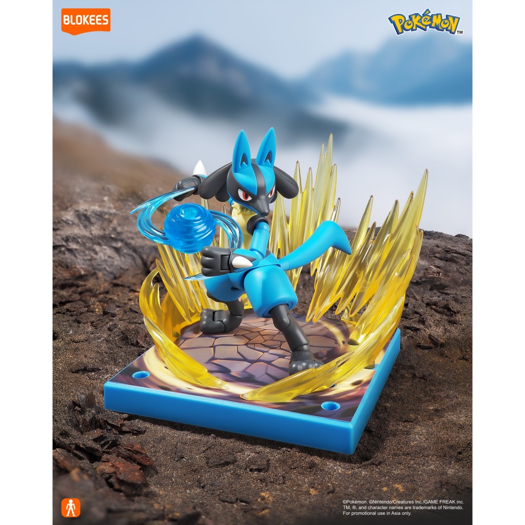 ชุดโมเดล Blokees – 74107 Pokémon Classic Edition CV-L – Lucario