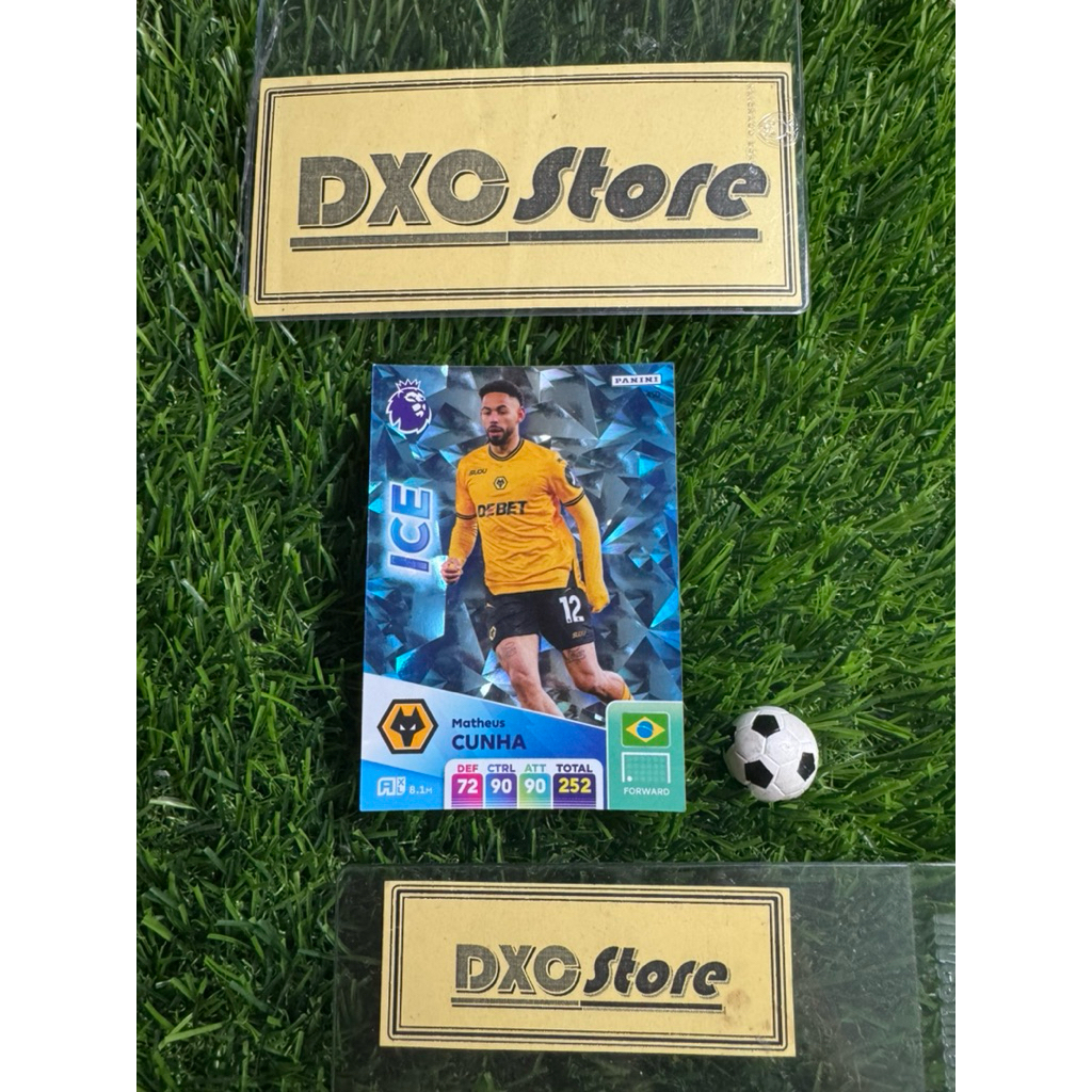 [ ของแท้ ] - ICE - PANINI ADRENALYN XL PREMIER LEAGUE 2025 - MATHE CUNHA (WOLVERHAMPTON)