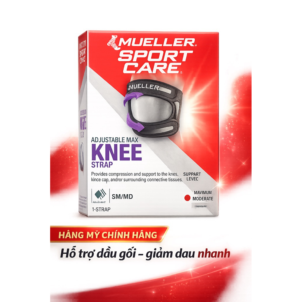 SAFE SPORTS WITH MUELLER SPORTS MEDICINE - MUELLER KNEE STRAP 5957/59858