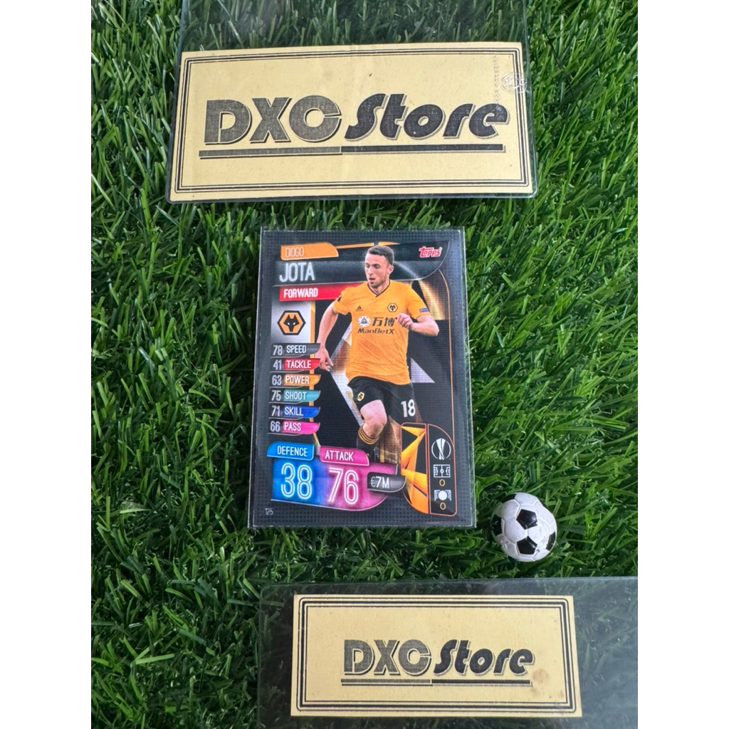 [ ของแท้ ] - TOPPS MATCH ATTAX 2020 - DIOGO JOTA (WOLVERHAMPTON)