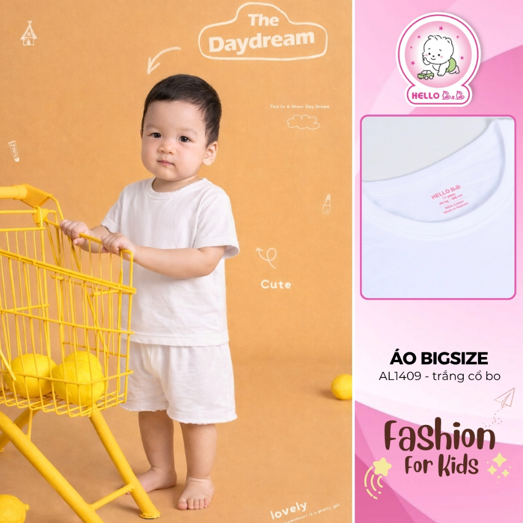 Bigsize เสื้อเชิ้ตคอปกสีขาว AL1409 - HELLO BnB