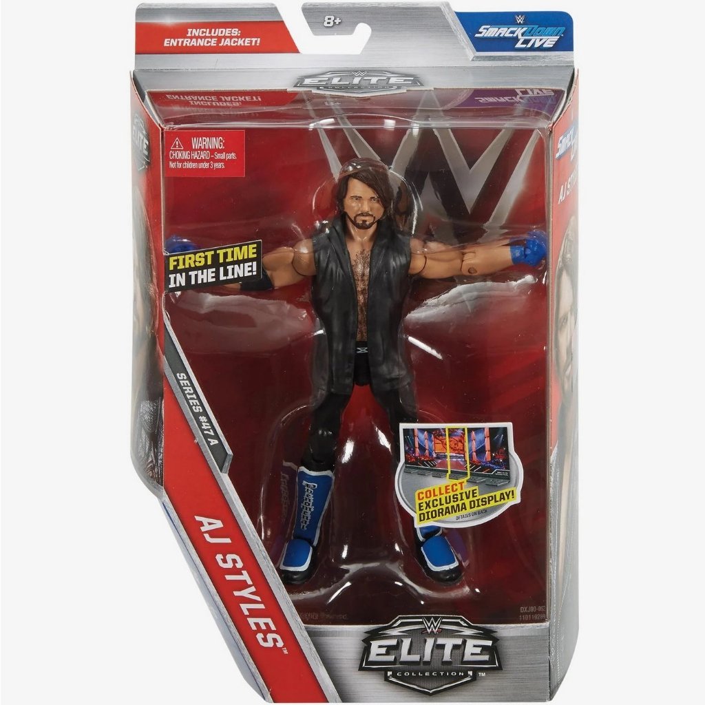 (ใหม่ - ซีลเดิม) รุ่น WWE AJ Styles - Elite 47A (รวมภาพถ่ายจริง)