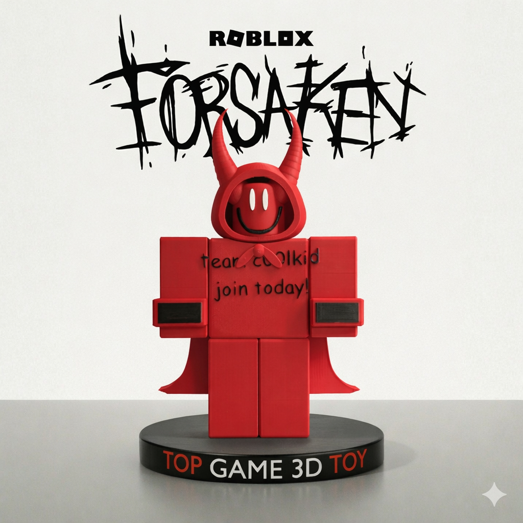 [ROBLOX] ของเล่นโมเดล CoolKid Roblox Forsaken พร้อมข้อต่อแบบยืดหยุ่น 360 ข้อต่อ
