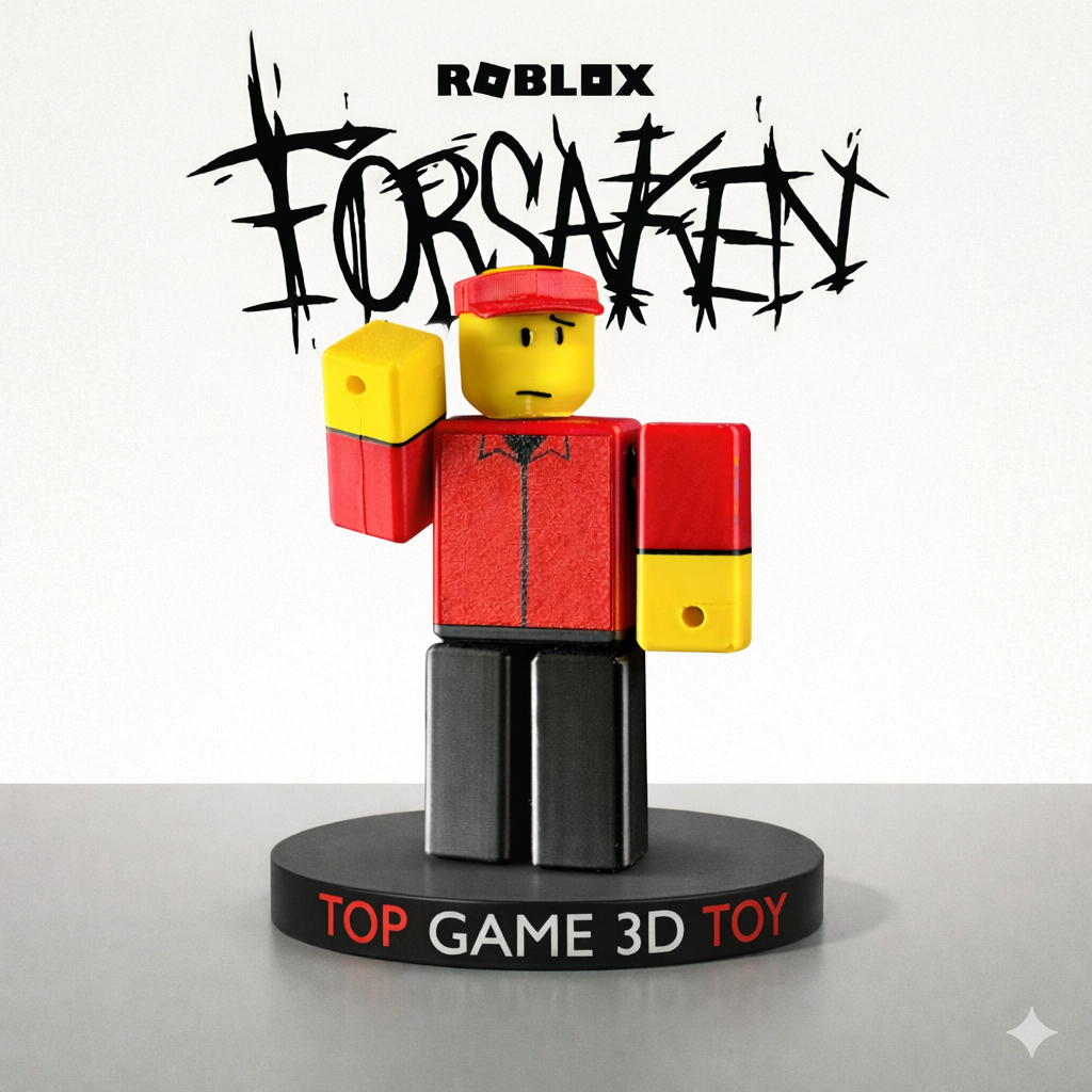 [ROBLOX] ของเล่นโมเดล Elliot Roblox Forsaken พร้อมข้อต่อแบบยืดหยุ่น 360 ข้อต่อ