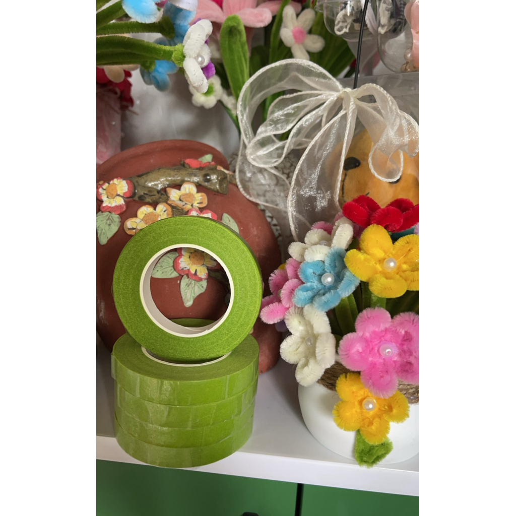 ชุด 5 ม้วน OF WAX ADHESIVE - HANDMADE FLOWER WRAPING ADHESIVE