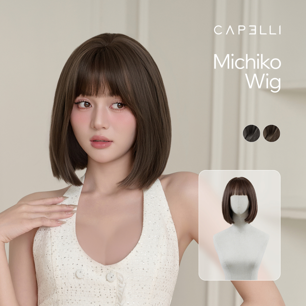 CAPELLI Bob Short Bangs Michiko Wig