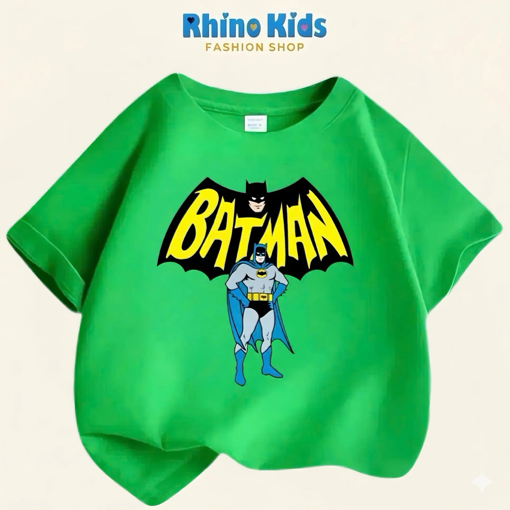 RHINO KIDS FASHION SHOP _ เสื้อยืดเด็กชายผ้าฝ้าย 4 ทิศทาง made in Vietnam AS106