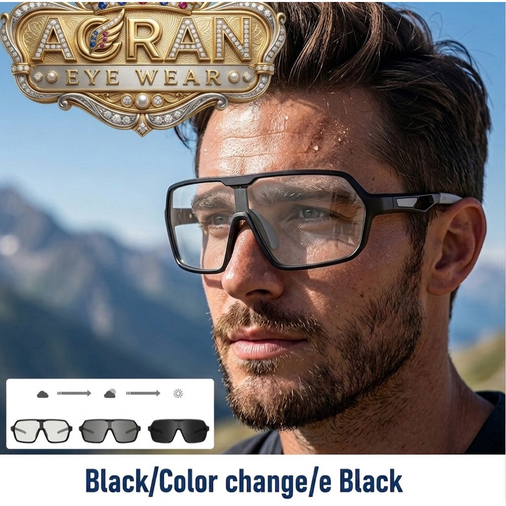 AORAN 3011 แว่นตาโพลาไรซ์สําหรับเล่นกีฬากันลมกันฝุ่นกันฝนทั้งกลางวันและกลางคืน Anti-UV400 เปลี่ยนสี 