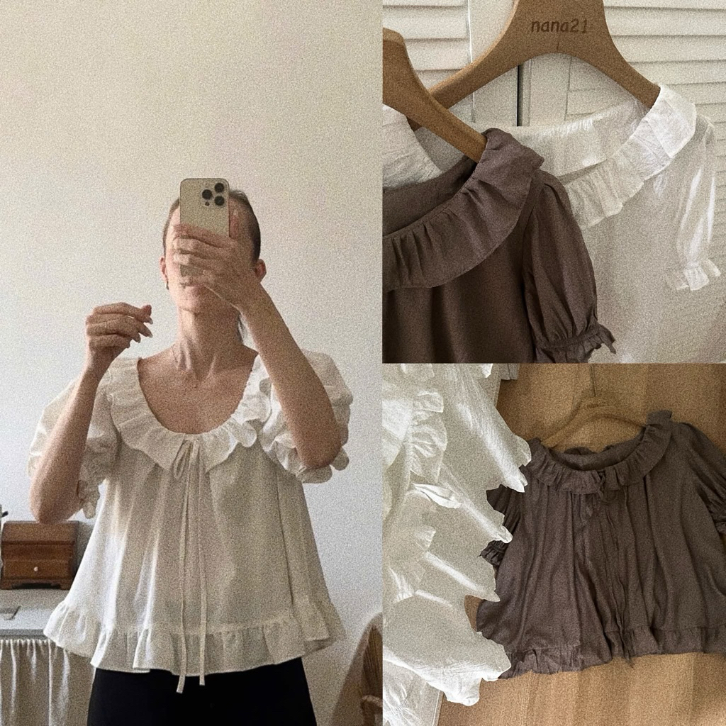 เสื้อเชิ้ต babydoll น่าระทึกใจ A3915 Nana21 Nanastore21 สตรี