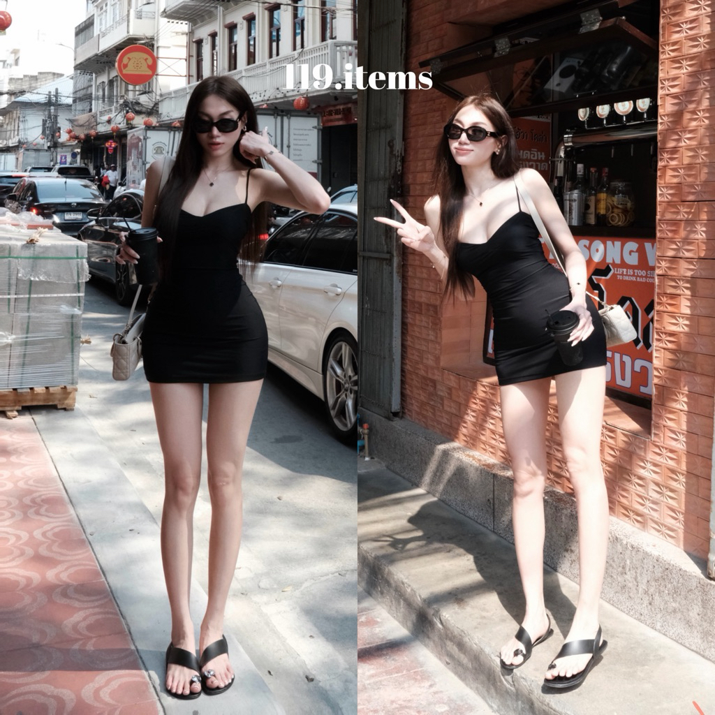 ชุดเดรสบอดี้คอน Slay 2 ชั้น 119.items