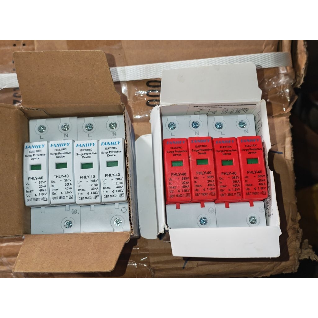 การป้องกันฟ้าผ่าส่ง SPD AC, DC Fanhey