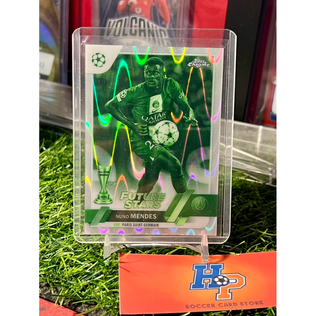 การ์ดฟุตบอล Nuno Mends /225 Topps Chrome UCL 2022/23