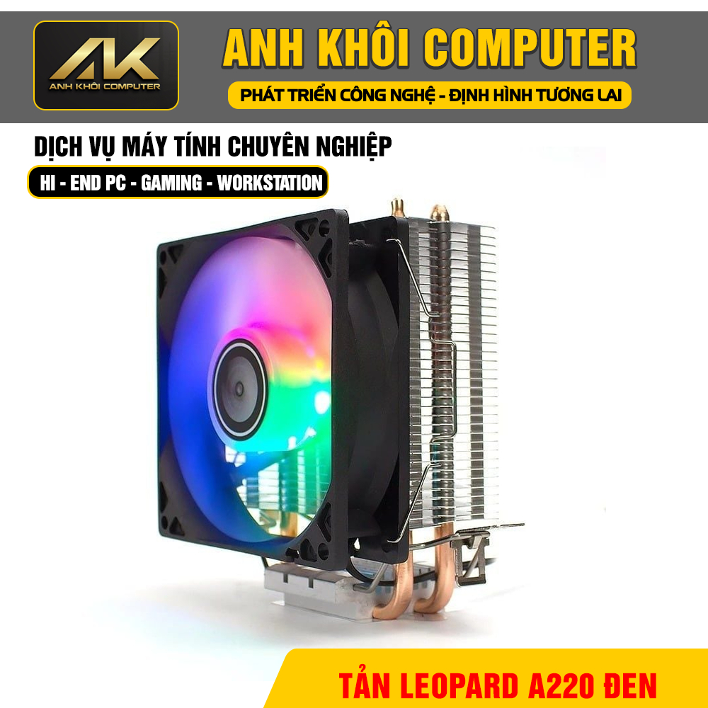 JUNGLE LEOPARD A220 คูลเลอร์แอร์ สีดํา