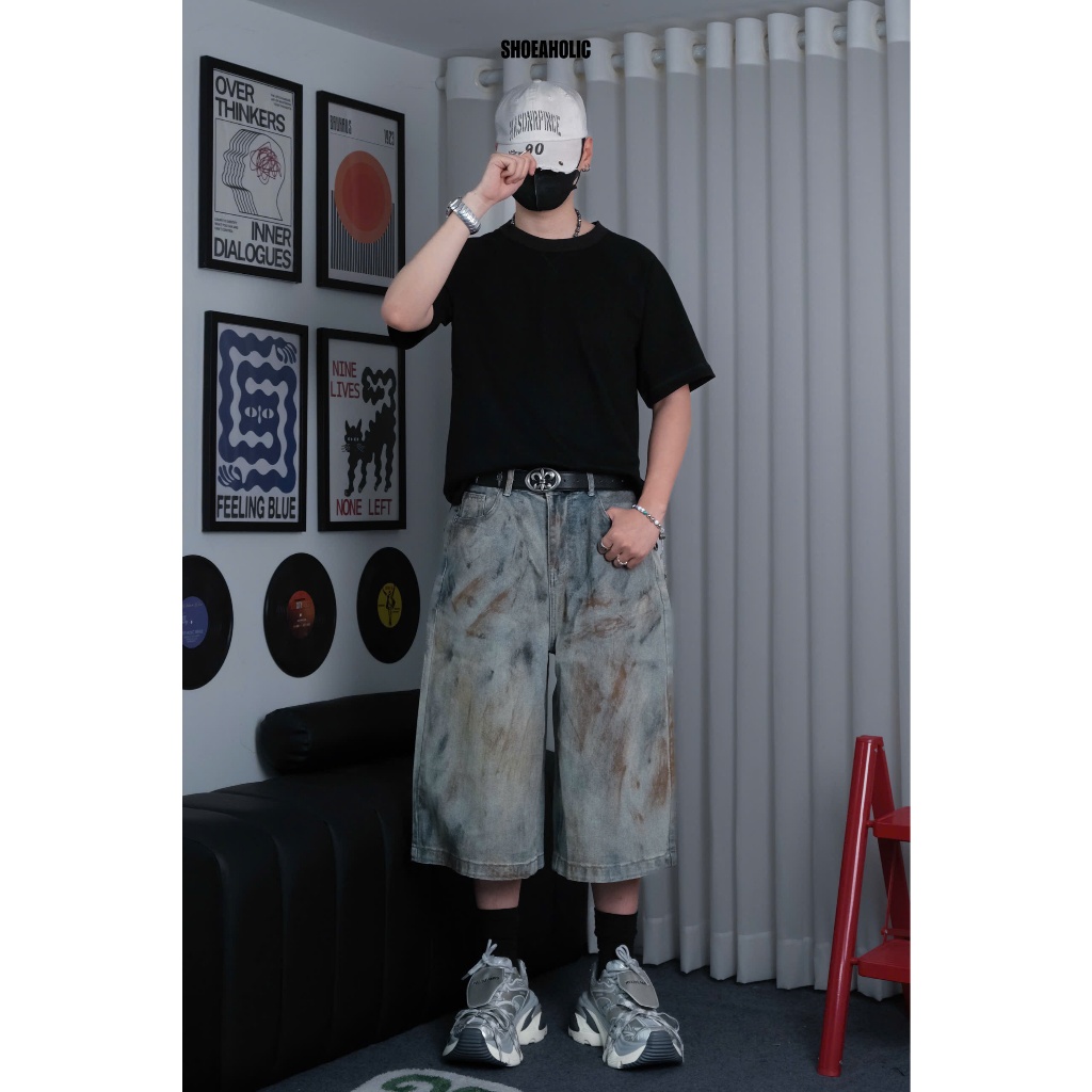 JORTS "DIRTY" STREETSTYLE UNISEX WIDE-LET JEANS