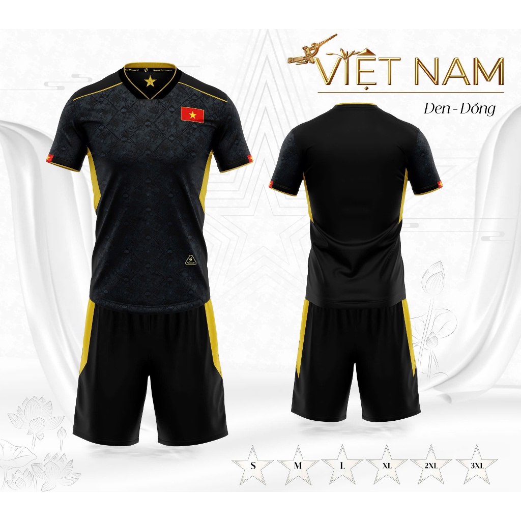 VIET N AM CLUB FOOTBALL CLOTHING HD SPORT BREATHABLE STRETCH SESAME FABRIC ADA SPORT