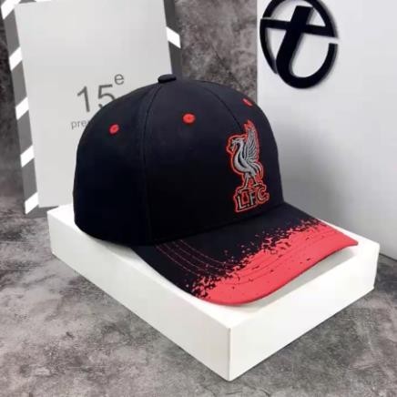 หมวกและหมวก Liver.pool Club Trucker ผ้าและตาข่ายสีกากี สวยทันสมัย