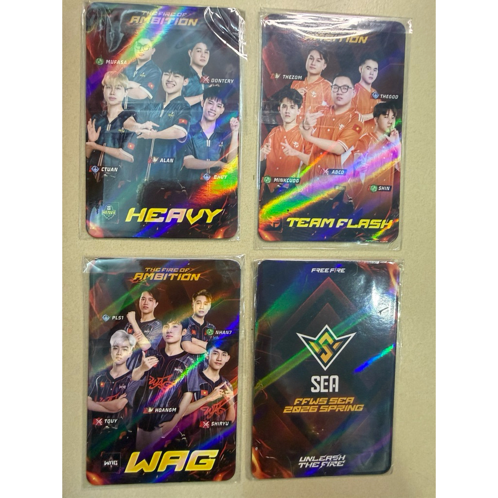 Garena Free Fire Team Corner Card Offline Fan Meeting Limited Gift