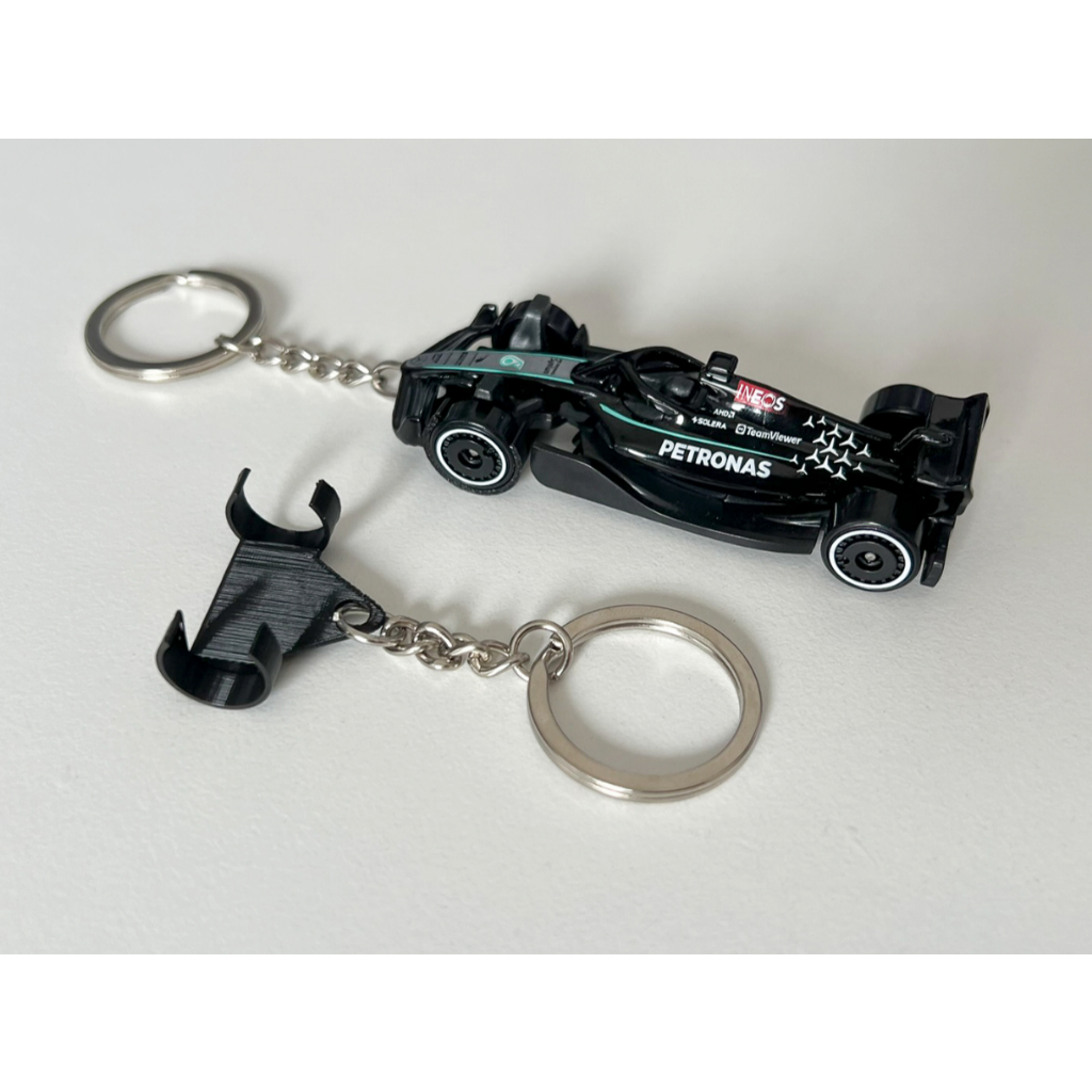 (HOT) ชุดพวงกุญแจสุดเท่สําหรับ Hot Wheels F1 (KEYCHAIN เท่านั้น, ไม่มี CARUDE INCLD)