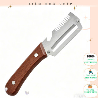 Dao Cắt Sợi Hành Dụng Cụ Tỉa Hành Đa Năng, Chẻ Sợi Rau Muống Bằng Thép Không Gỉ, Gọt Vỏ Tiện Lợi