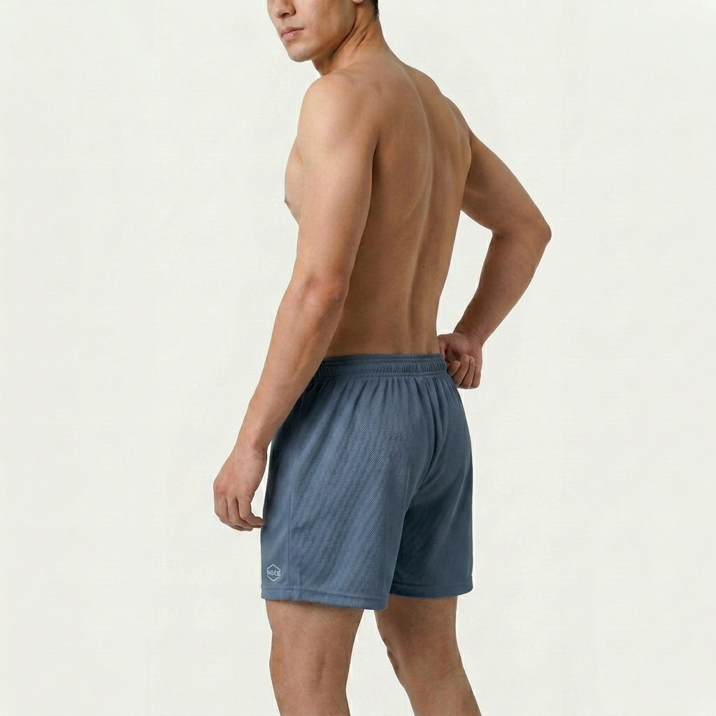 ENILO Mens Home Shorts ผ้าถักยืดหยุ่นสุดเท่ SHN-076