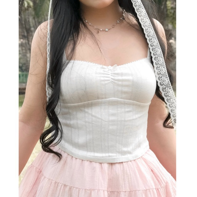 Ellie top shhoujo เสื้อเกาะอก cami - Little Mellow