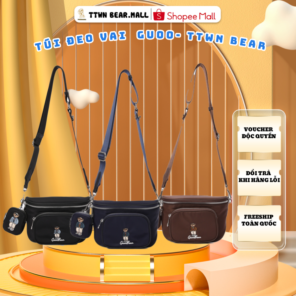 ร่ม GUOO & TTWN BEAR ของแท้ BEAR กระเป๋าท้อง GU1722