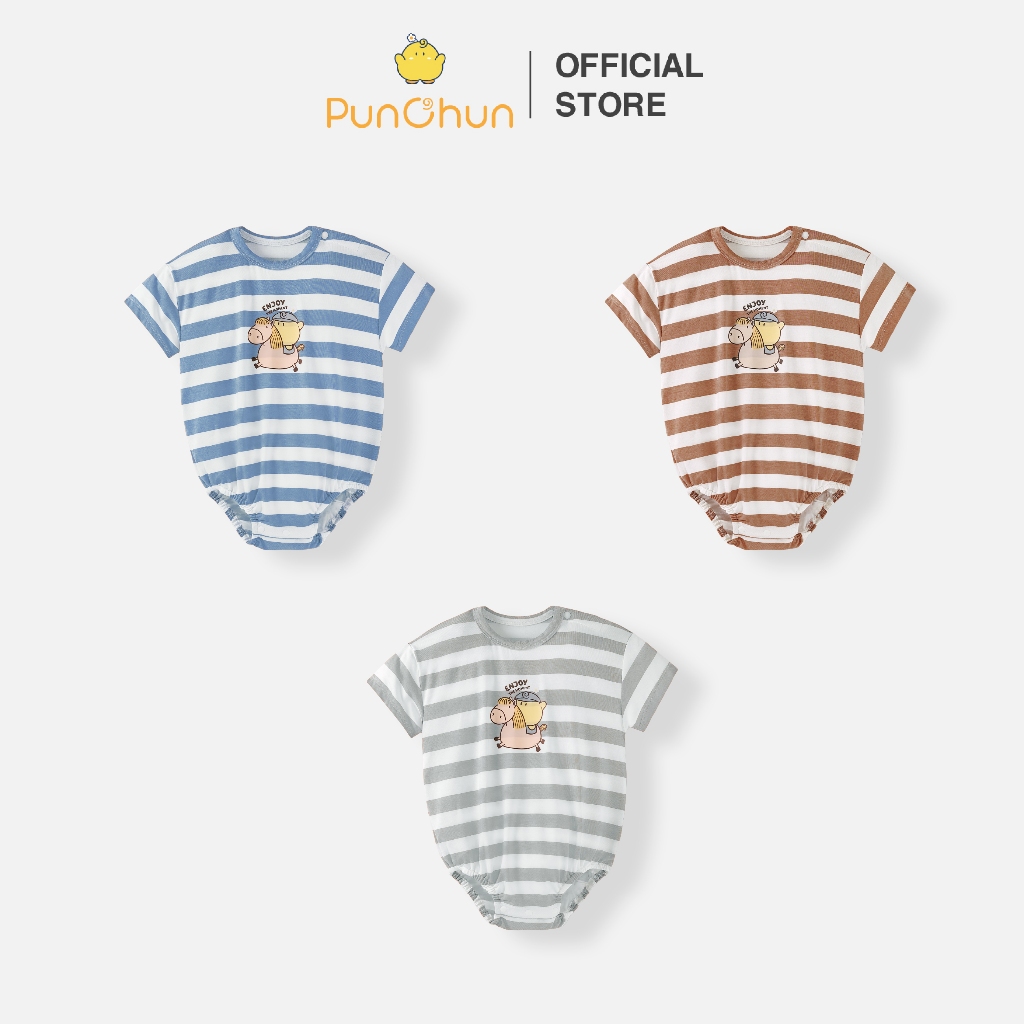 [PUNCUN 0-12M] Punchun Cup short Bodychip สําหรับเด็กผู้ชาย