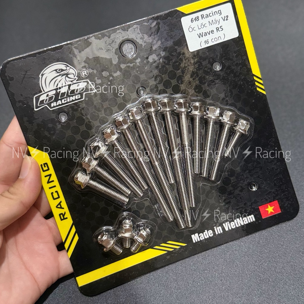 V3 Wave Rs - Wave S100 - Wave A100 618 Racing สแตนเลส 304