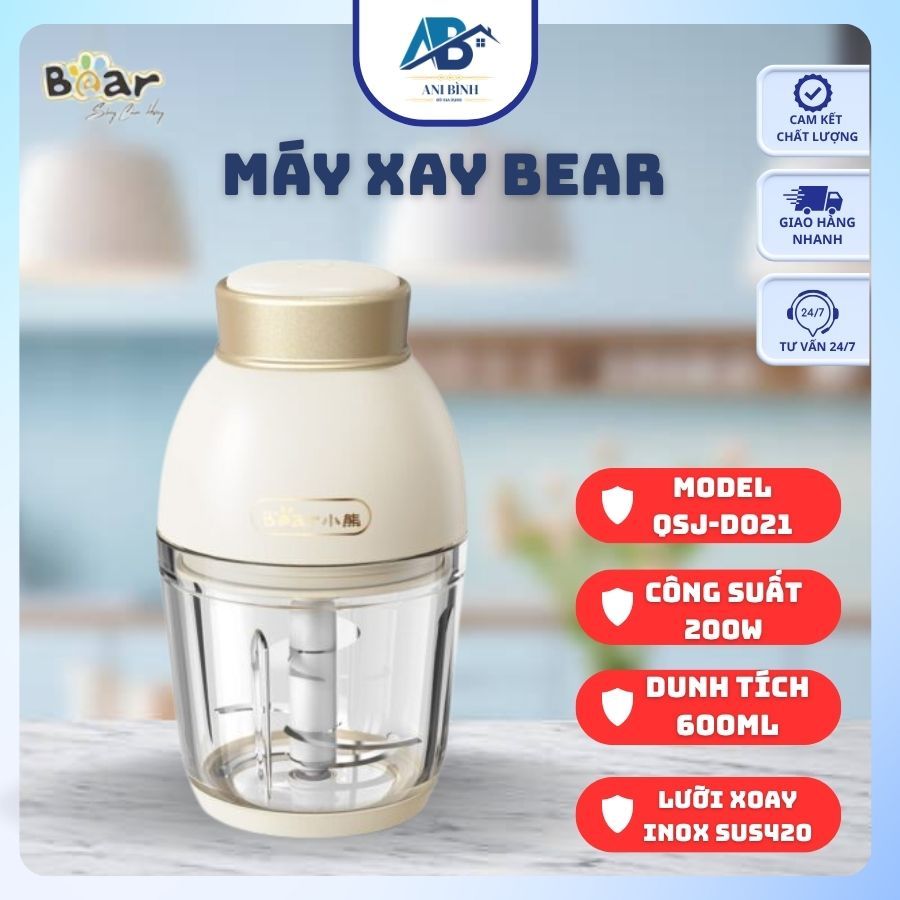 Bear QSJ D021 0.6L ไม่จํากัดเสียงไม่พอใจ Simple เพียงกดปุ่มเพื่อผสม - เครื่องใช้ไฟฟ้าในครัวเรือน Ani