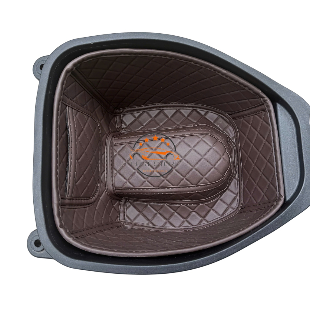 LAMBRETTA X125 X300 G350 Series นําเข้าอิตาเลี่ยนรถจักรยานยนต์ฉนวนหนัง Trunk Liner พร้อมกระเป๋าเอกสา