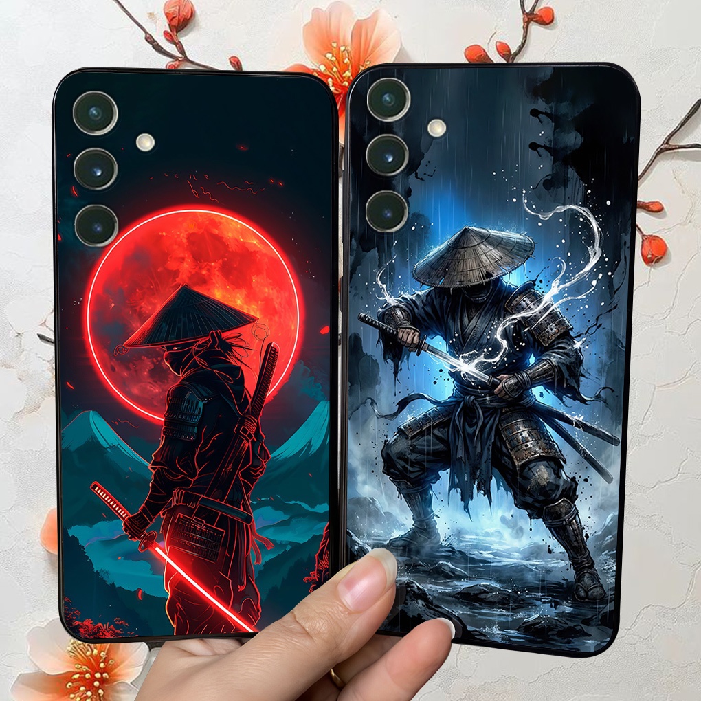 เคสสําหรับ Samsung ss s24 / ss s24 plus / s24 fe พิมพ์ลายซามูไรสุดเท่