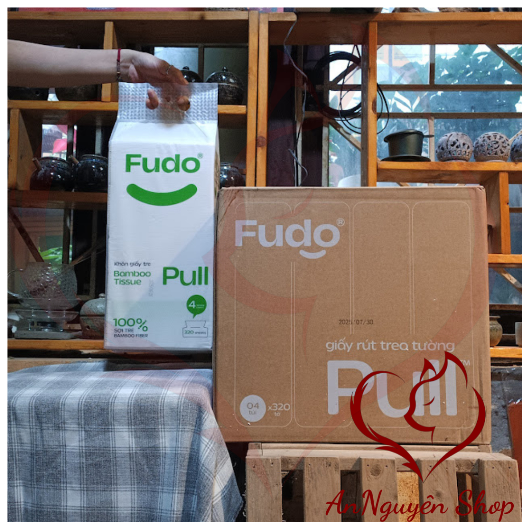 FUDO, BAMBOO TISSUES, กระเป๋าใส่กระดาษ WALL-MOUNTED – FUDO, BAMBOO TISSUE PULL