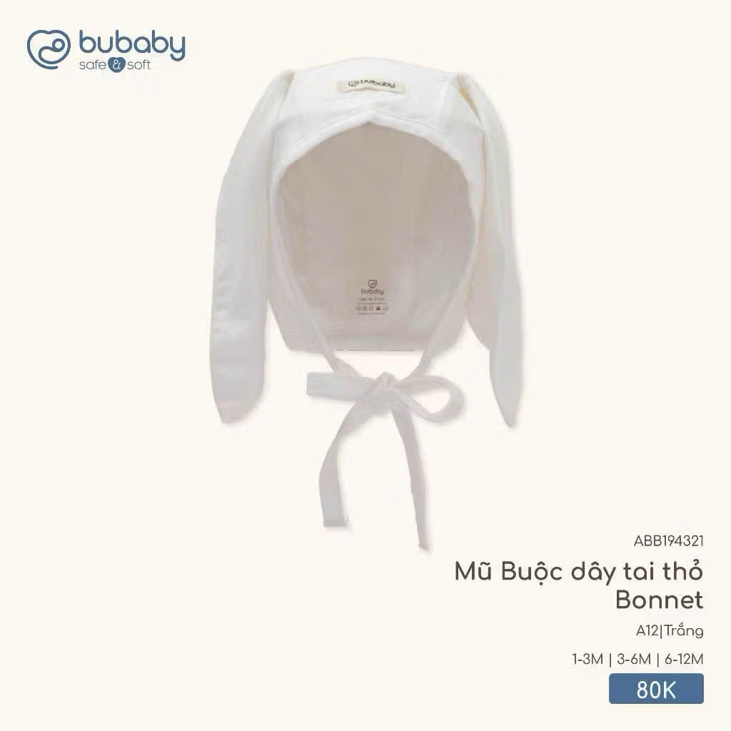 หมวกผูกเชือกหูกระต่าย Bubaby