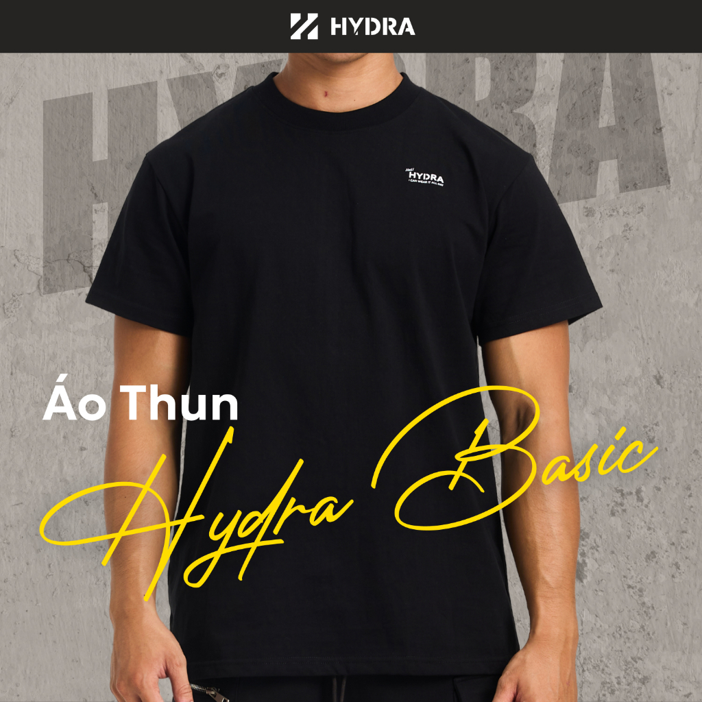 เสื้อยืด Unisex Hydra ผ้าฝ้ายหนา 100% 300gsm