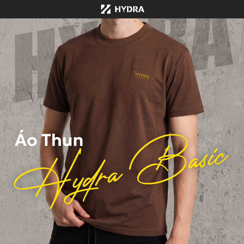 เสื้อยืด Unisex Hydra ผ้าฝ้าย 100% รุ่นน้ําหนักเบา