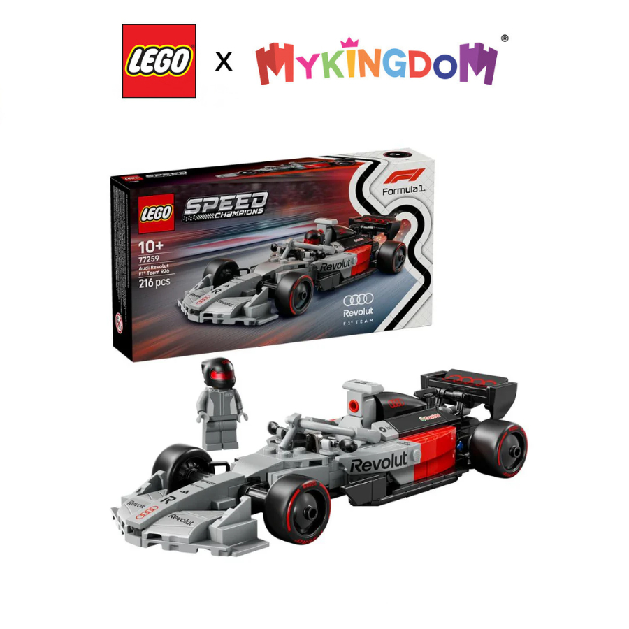 LEGO SPEED CHAMPIONS 77259 Audi F1 Racing Car Assembly Toy (215 Parts)
