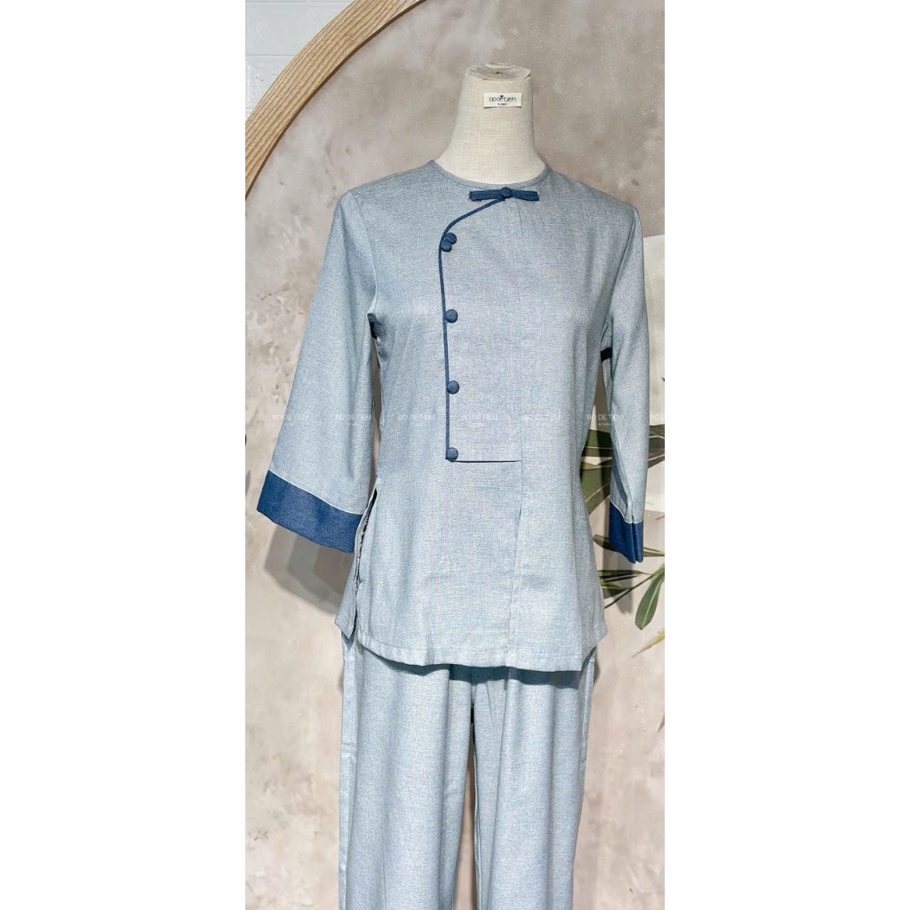 (SHOP STAR) แผ่นปิดปุ่ม PP หุ้ม Silk Moc (BDPP064)