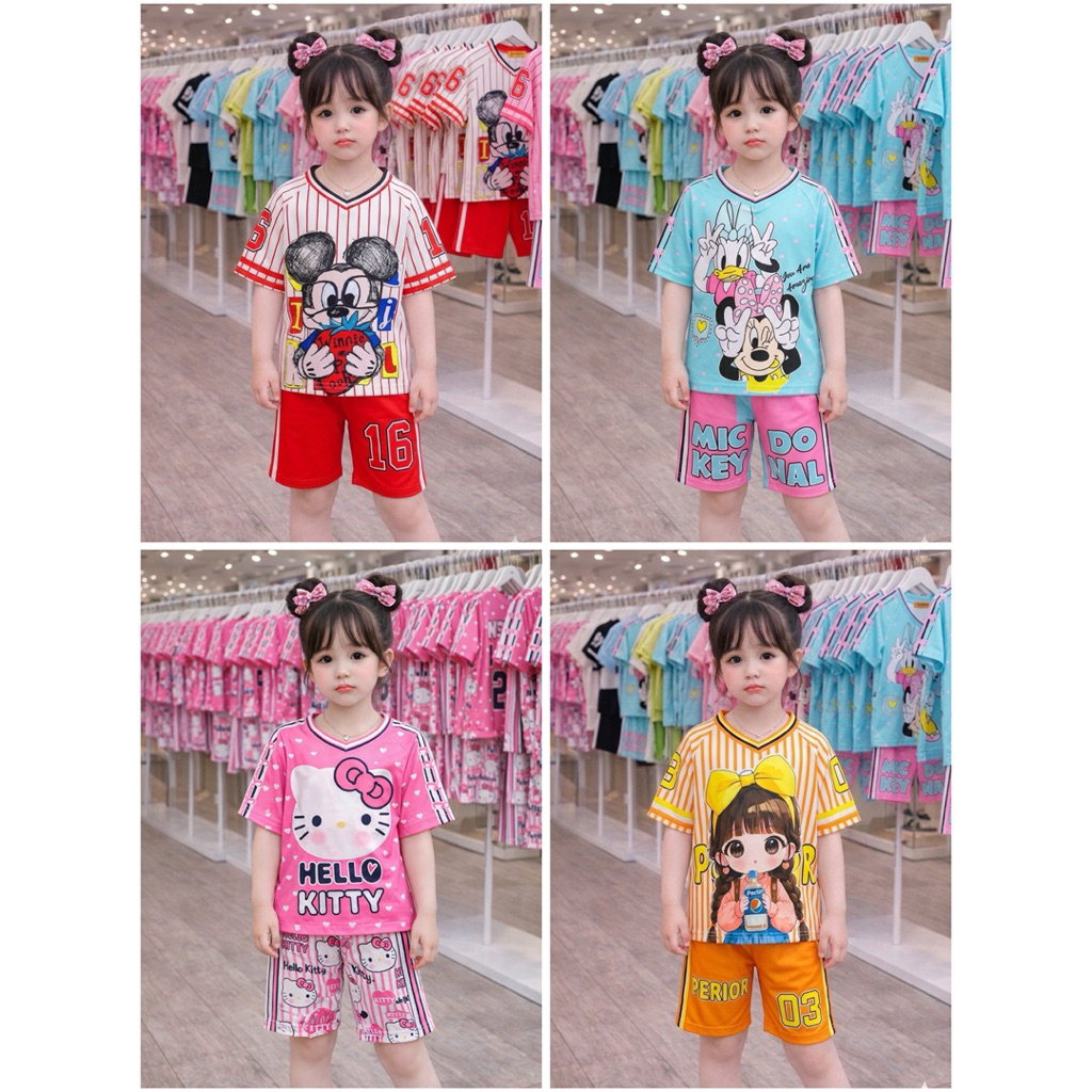 Combo 4 ชุด GIRLS EDGES ขนาด 7-45kg