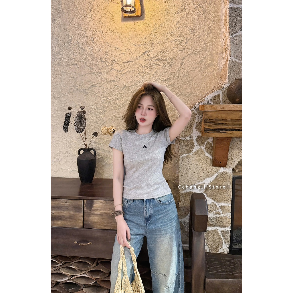 [WGWE Brand] เสื้อยืดปักโลโก้ Slim Hack Shape เสื้อยืด wgwe รุ่นใหม่