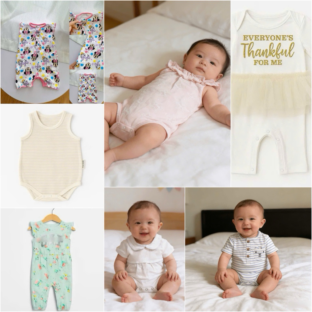 Summer Body ปัก surplus ผลิตภัณฑ์สําหรับสาว 0/3m -18/24m X04-033 C4486 L056 C1484 L006 L068 L072 F09