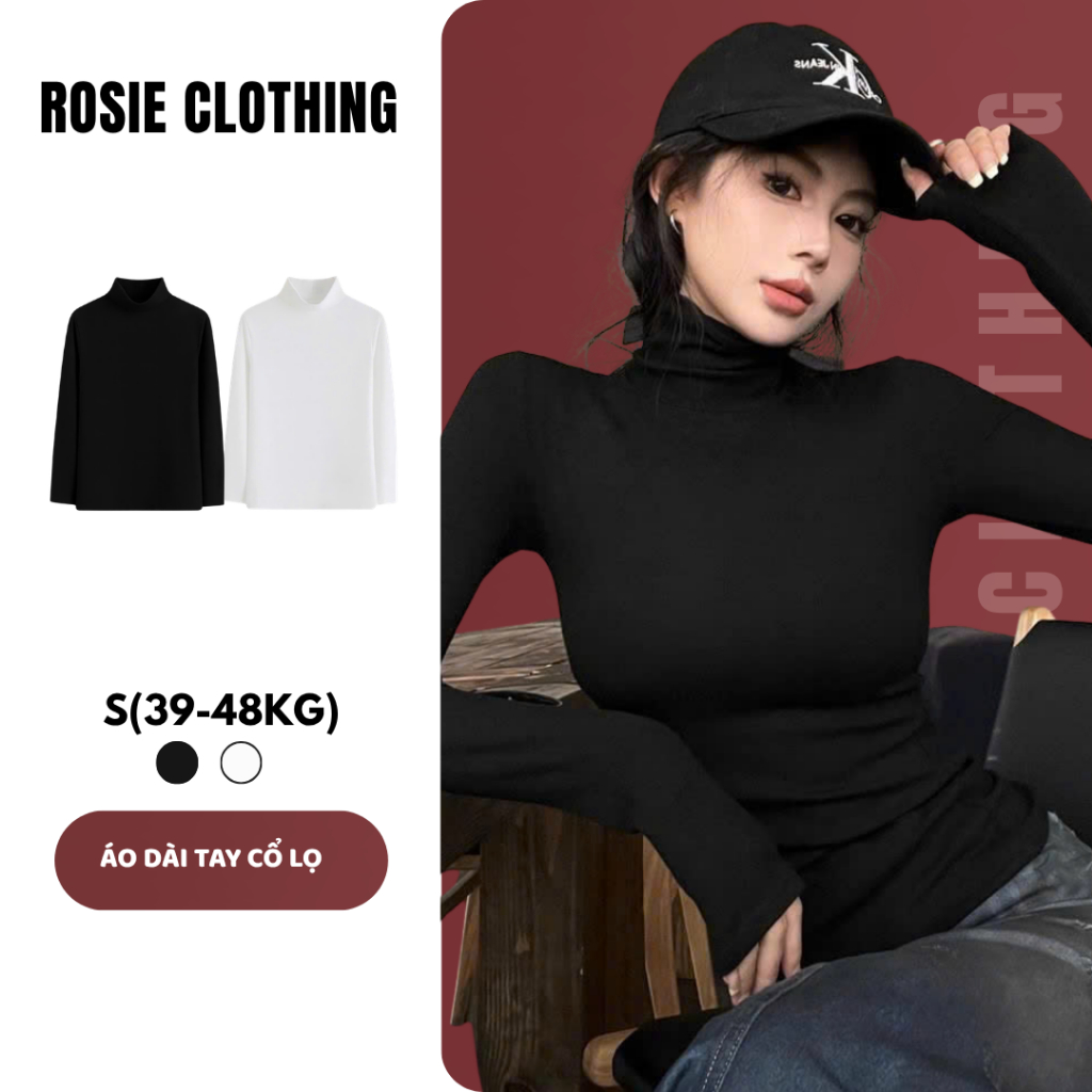 เสื้อเชิ้ตแขนยาวผู้หญิงผ้ายืดหยุ่นยางพร้อมคอเต่าสูง 8 ซม. ความร้อนอบอุ่นและเอวแบน WDT007