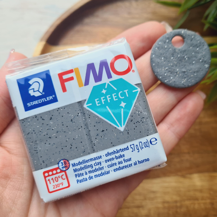 Fimo Effect Polymer Clay 57g - ลูกแก้วเลียนแบบ (Granit 803)