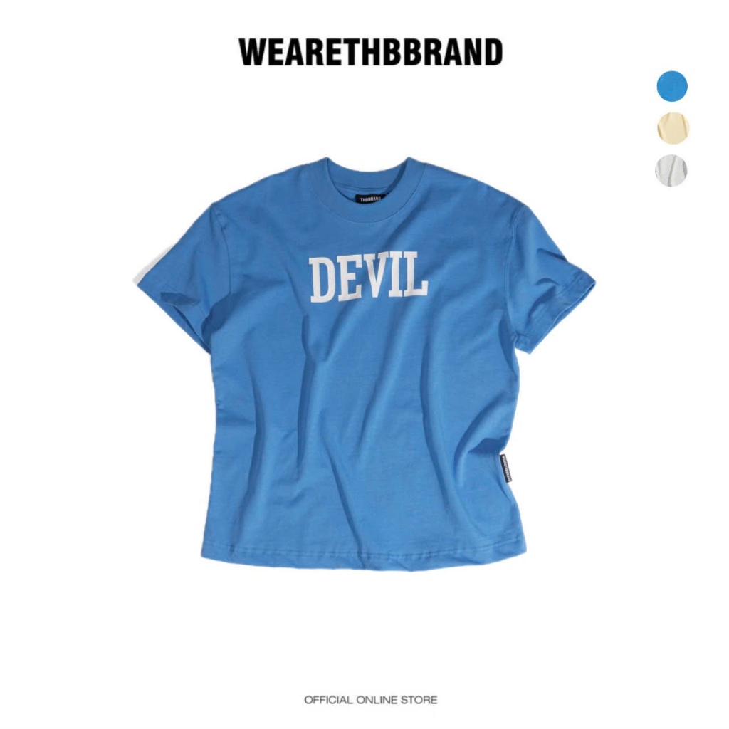 CLEAN FIT เสื้อยืดDEVIL BABY V2 - [250gsm หดบําบัดได้] / THBBRAND