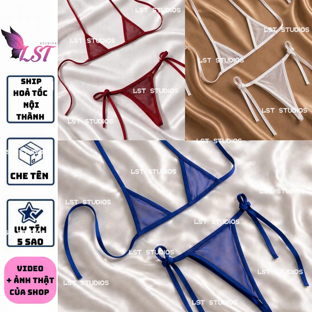 LST-BH SEXY HIP TIE MINI ชุดชั้นใน - ชุด 2 ชิ้นสุดเซ็กซี่ | ชุดชั้นในคอสเพลย์เซ็กซี่
